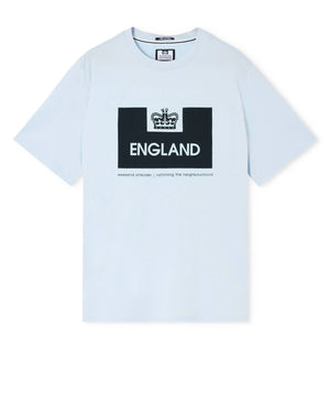 Country Series England T-Shirt Sky Blue