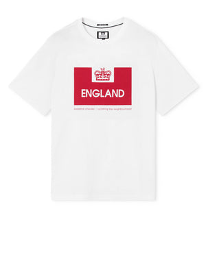 Plus Size - Country Series England T-Shirt White