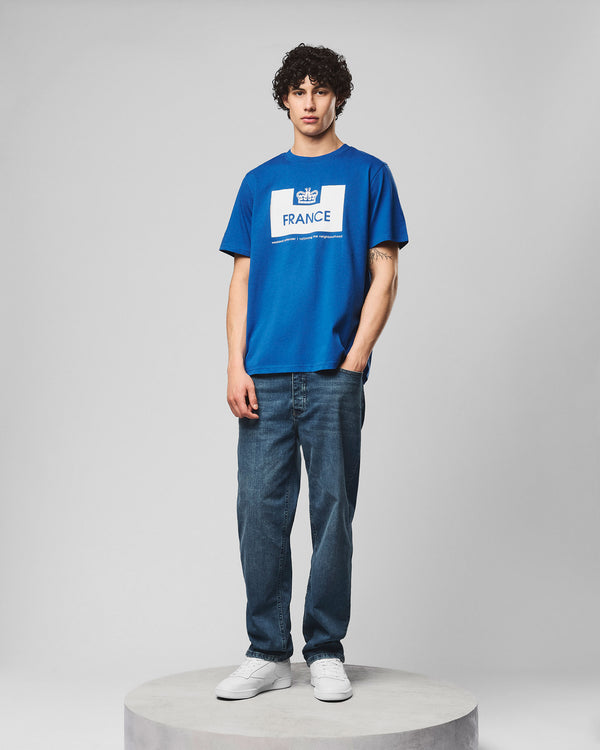 T-shirt Francia Serie Nazioni Blu