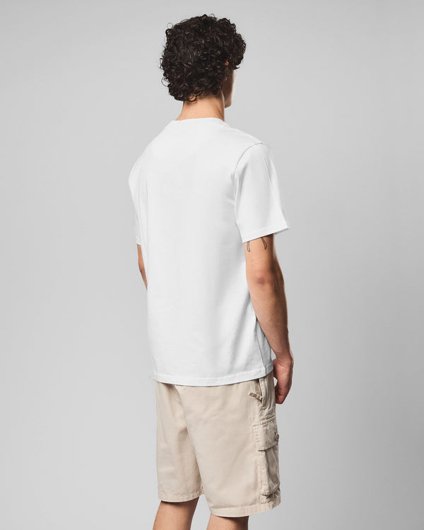 T-shirt bianca "Serie Paese" Francia
