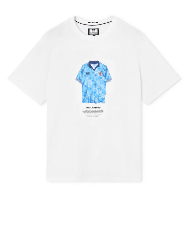 Taglie Forti - T-Shirt con Grafica Macellaio Bianca