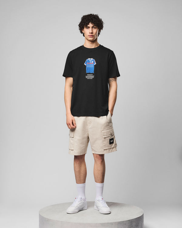 T-shirt grafica Zidane nera