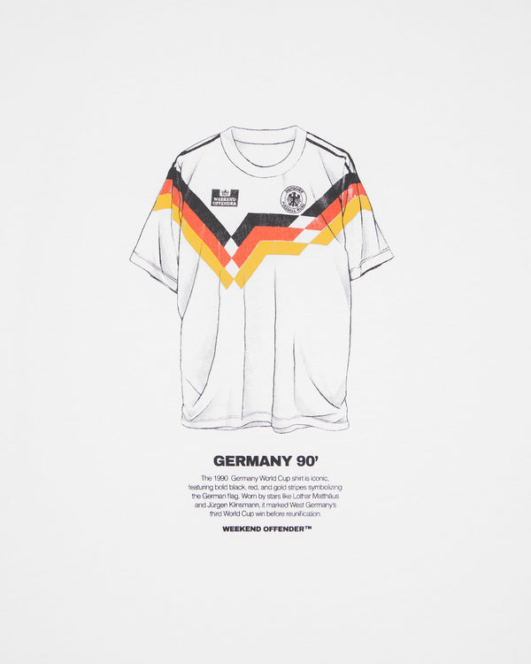 T-shirt grafica Klinsmann bianca