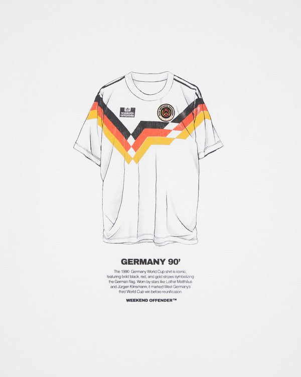 T-shirt grafica Klinsmann bianca