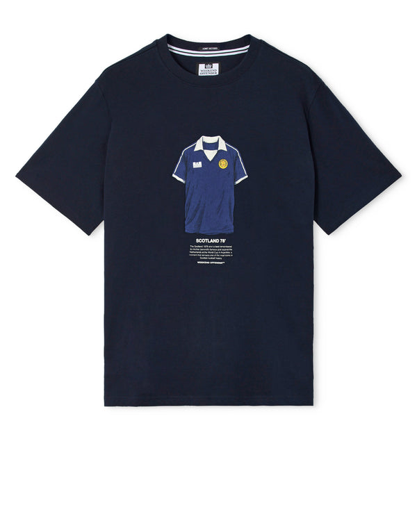 T-shirt grafica Gemmill blu scuro