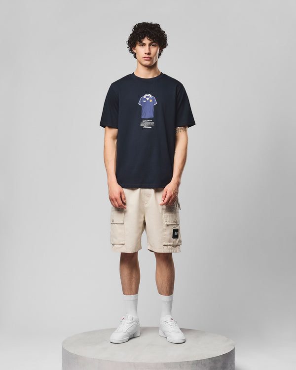 T-shirt grafica Gemmill blu scuro