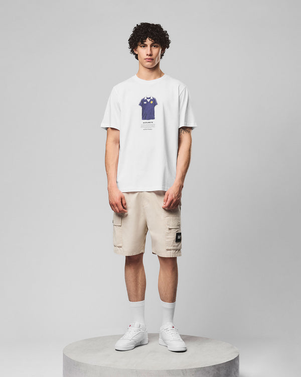 T-shirt Gemmill con grafica bianca