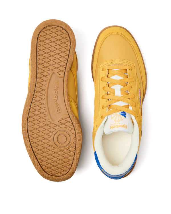 Reebok Club C 85 Trainers Grit Gold/Optimum Blue
