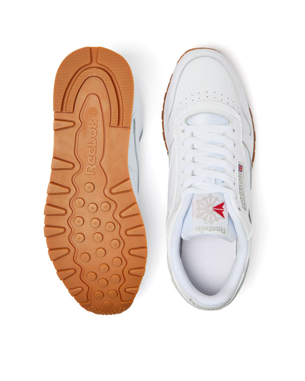 Reebok Classic Leather Trainers Bianco/Gomma