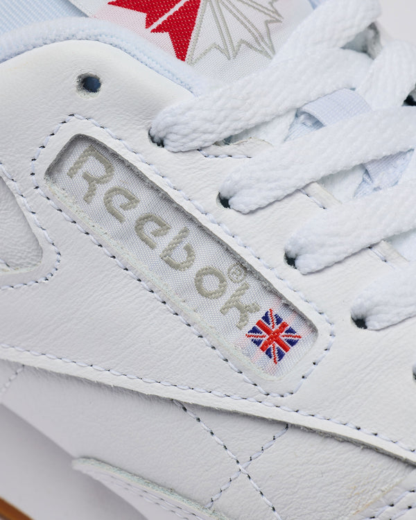 Reebok Classic Leather Trainers Bianco/Gomma