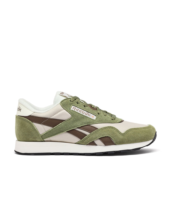 Reebok Classic Nylon Gritty Green/Simple Brown/Mineral Grey