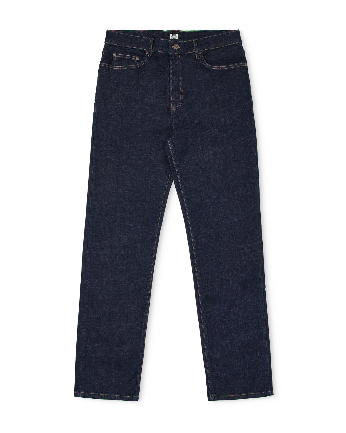 Straight Fit Denim Jeans Dark Rinse