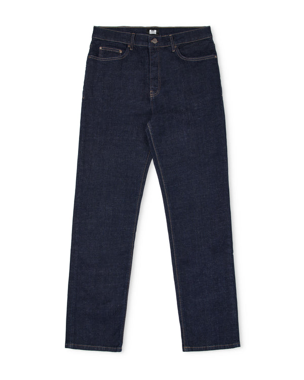 Straight Fit Denim Jeans Dark Rinse