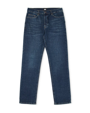 Straight Fit Denim Jeans Dark Vintage