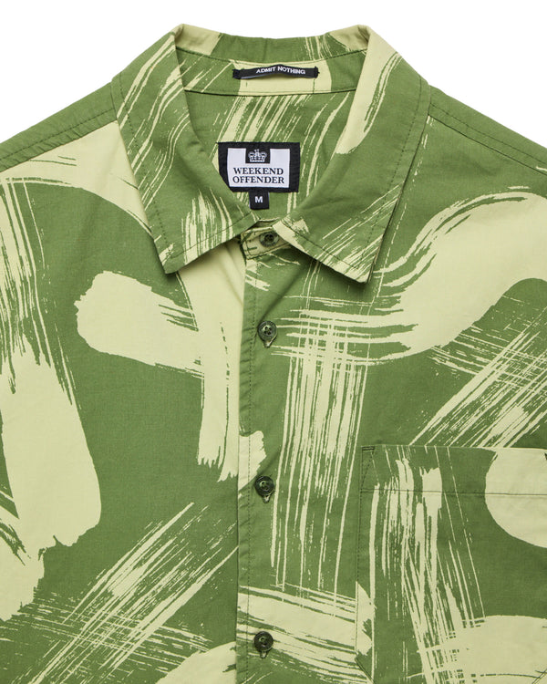 Toshima Camo Shirt Sapling Green