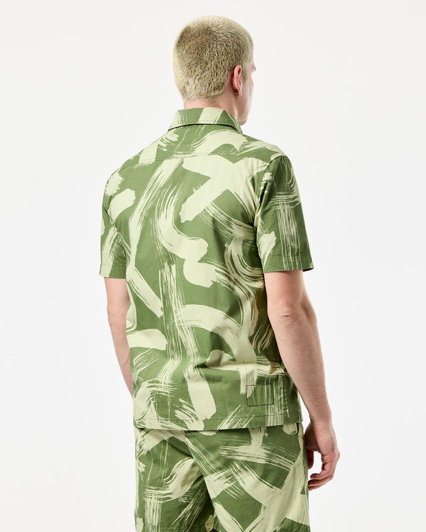 Toshima Camo Shirt Sapling Green