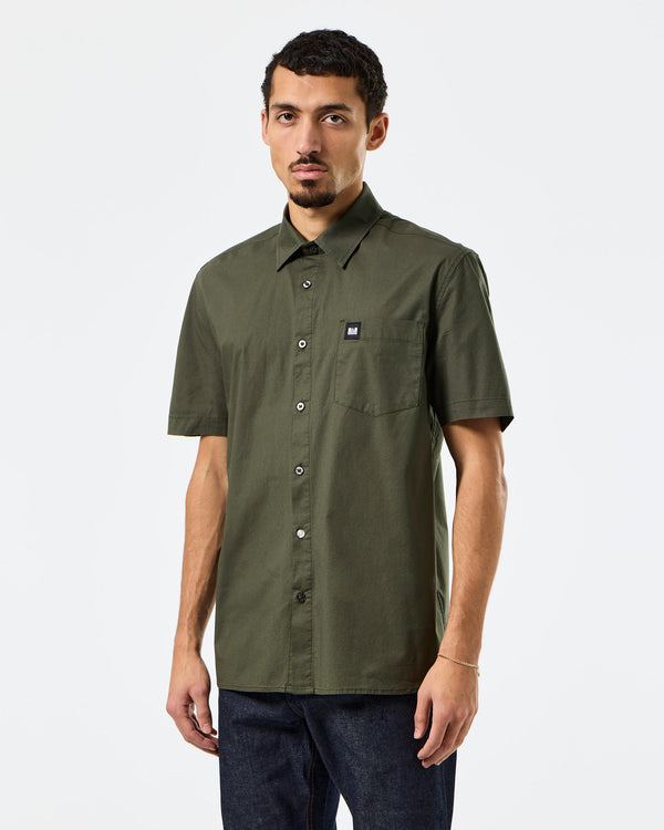 Borak Short Sleeve Shirt Castle Green