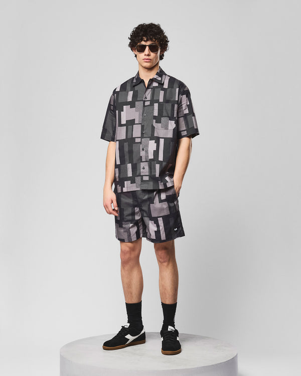 Ouzou Terrain Short Sleeve Shirt Black