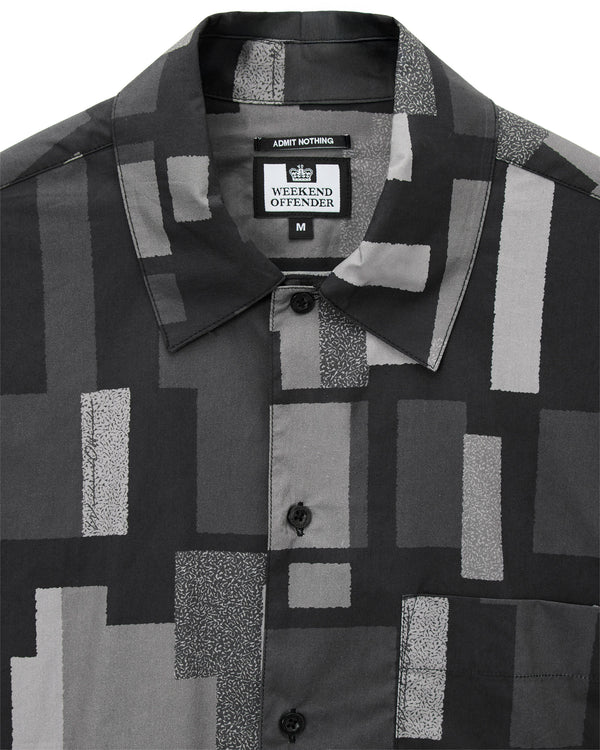 Camicia a maniche corte Ouzou Terrain nera