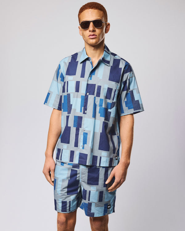 Ouzou Terrain Short Sleeve Shirt Smokey Grey