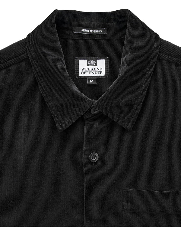 Welch Cord Shirt Black