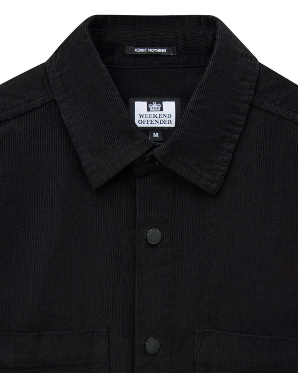 Erding Cord Shirt Black