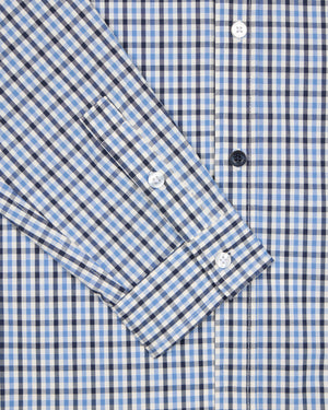 Lisbon Shirt Blue House Check