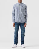 Lisbon Shirt Blue House Check