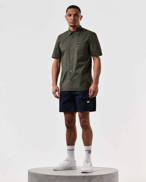 Borak Short Sleeve Shirt Castle Green