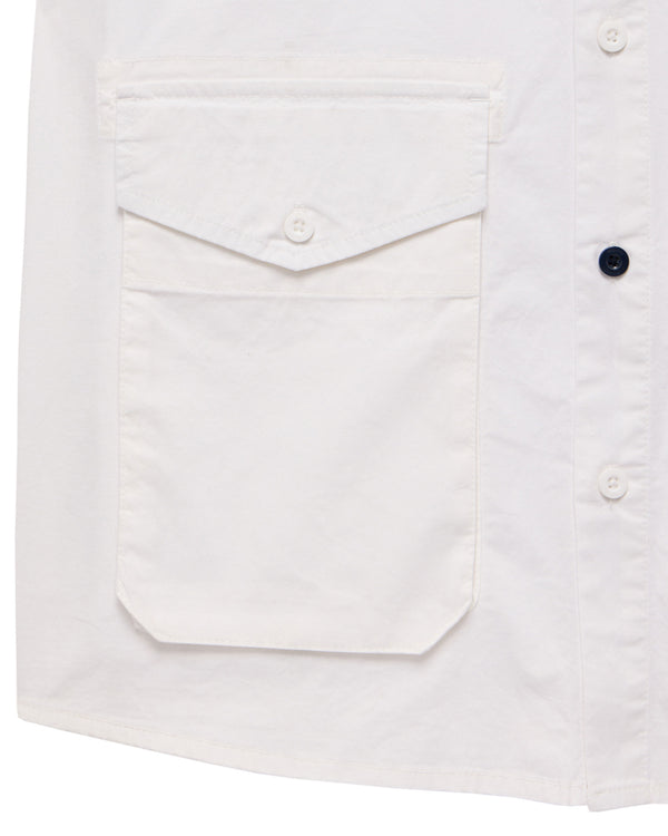 Barboza Pocket Shirt White