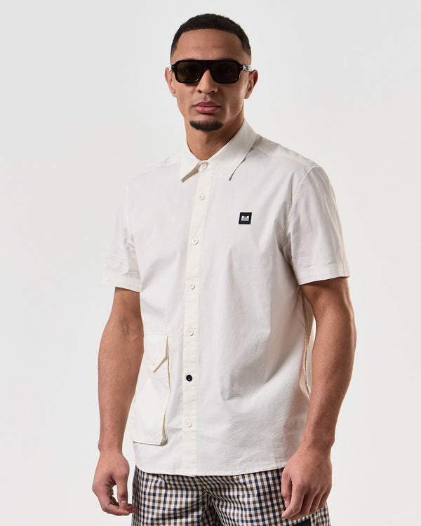 Barboza Pocket Shirt White