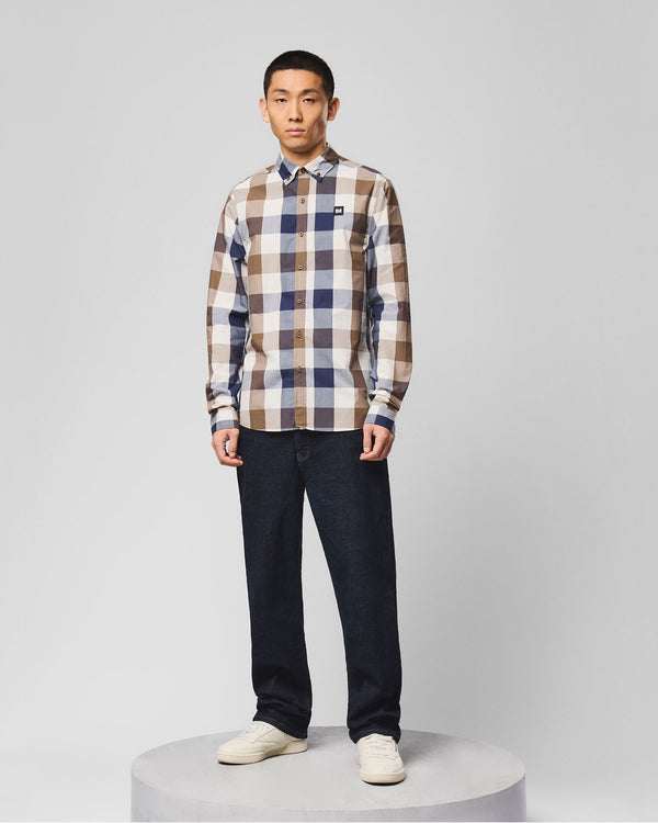 Lisbon Long Sleeve Shirt Large House Check