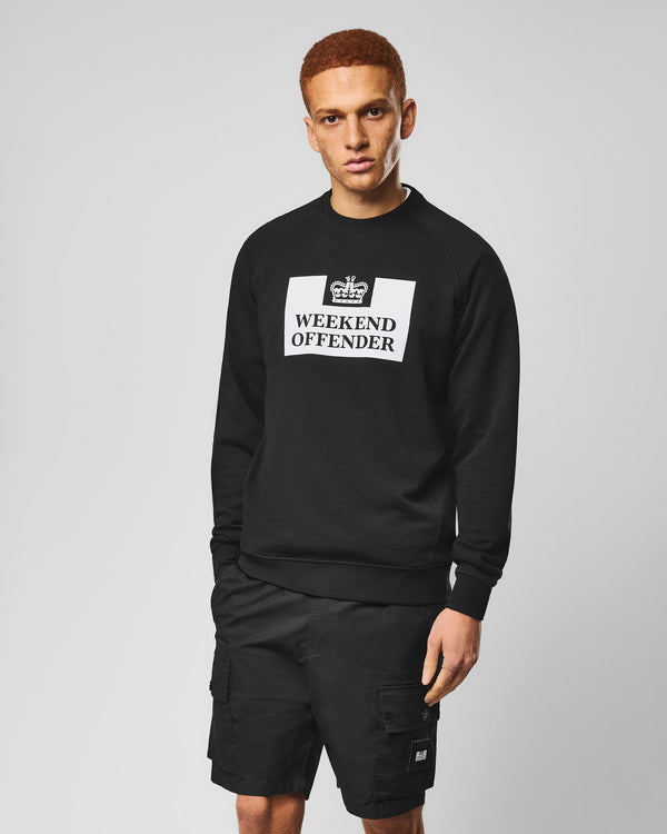 Felpa classica penitenziaria nera