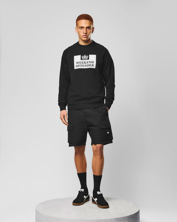 Felpa classica penitenziaria nera