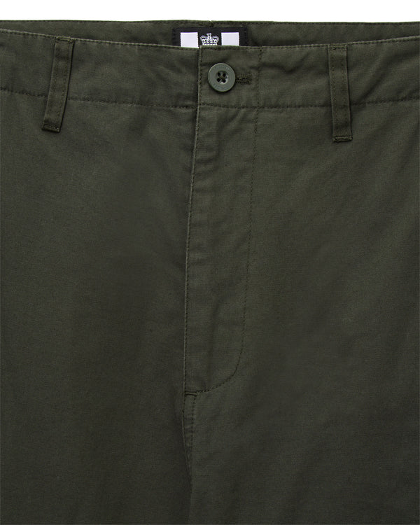 Plus Size - Mascia Cargo Shorts Black Forest Green