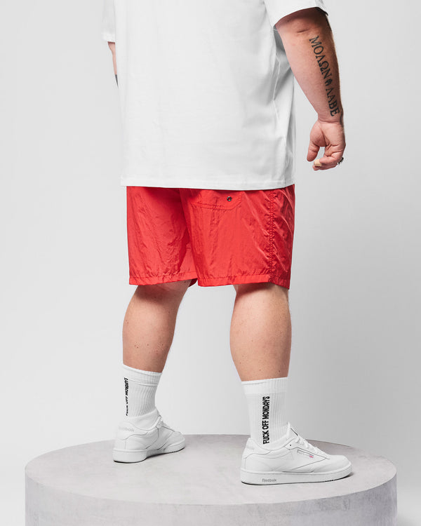 Plus Size - Stacks Swim Shorts Watermelon