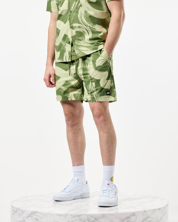 Anzio Camo Shorts Sapling Green