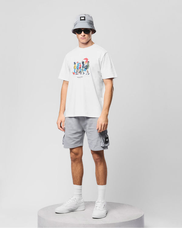 Pantaloni corti Nor'easter Jogger grigio fumo