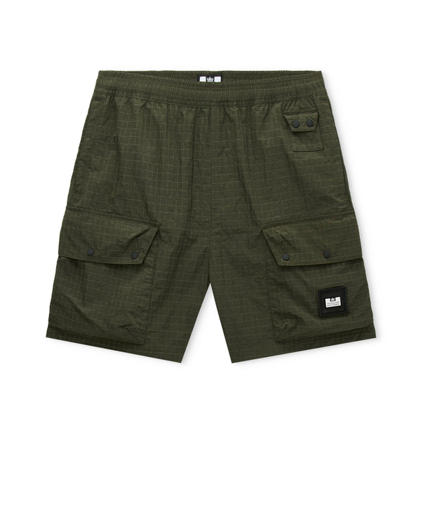 Zemmouri Cargo Short Black Forest Green