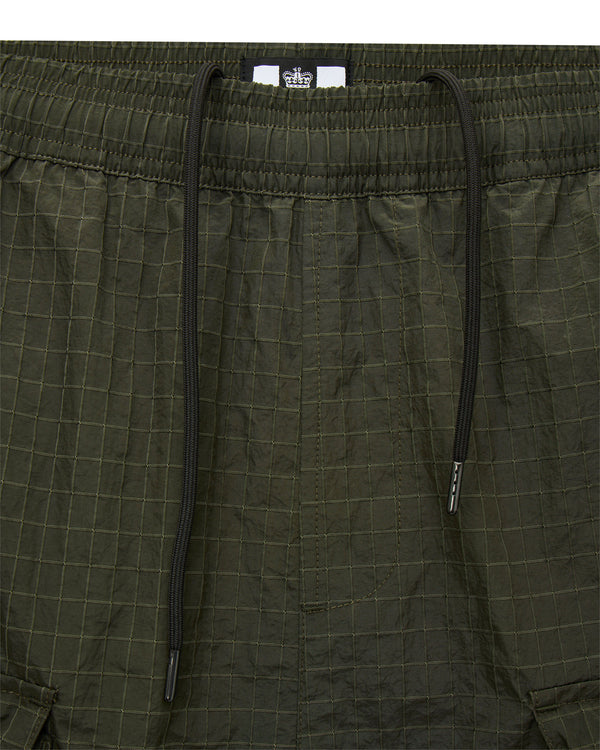 Zemmouri Cargo Short Black Forest Green