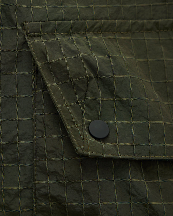 Zemmouri Cargo Short Black Forest Green