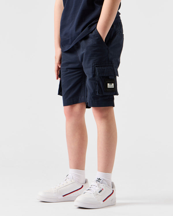 Kids Mascia Cargo Shorts Navy