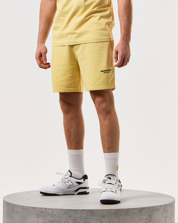 Mytros Shorts Butter Yellow/Navy