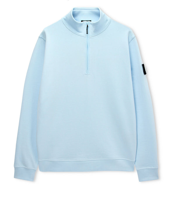Kraviz Quarter Zip Sweatshirt Sky Blue