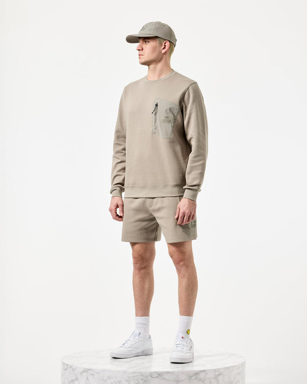 San Telmo Sweatshirt Bark Brown