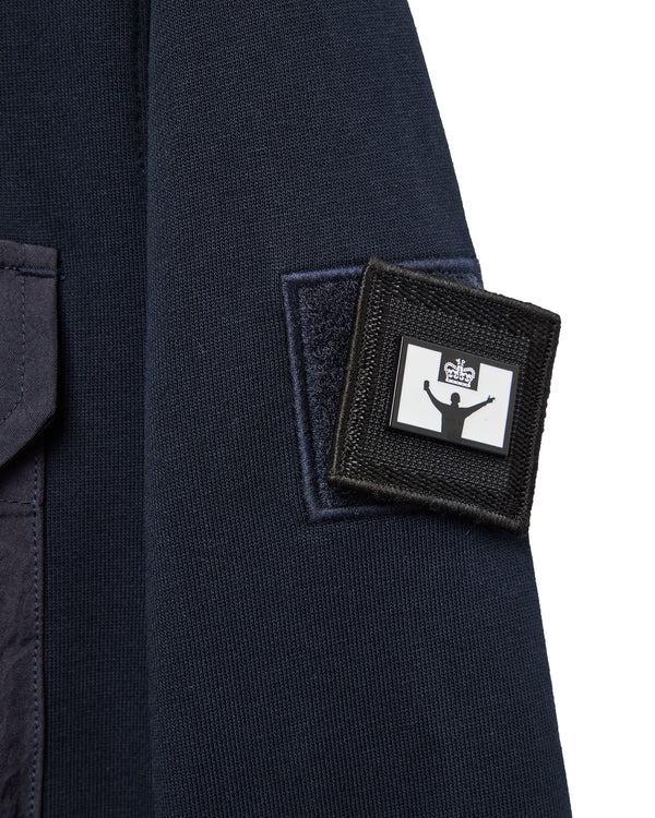 Santo Full Zip Sweatshirt Navy