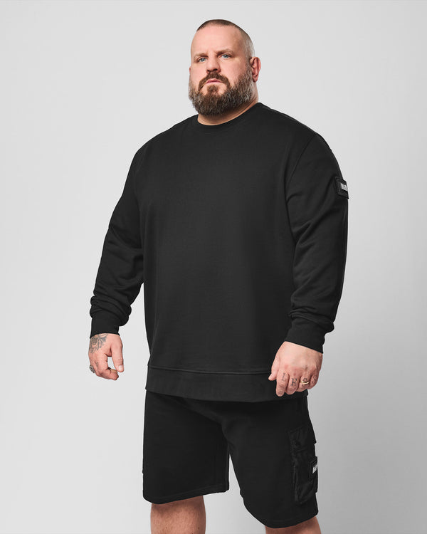 Taglie forti - Felpa Thunder nera