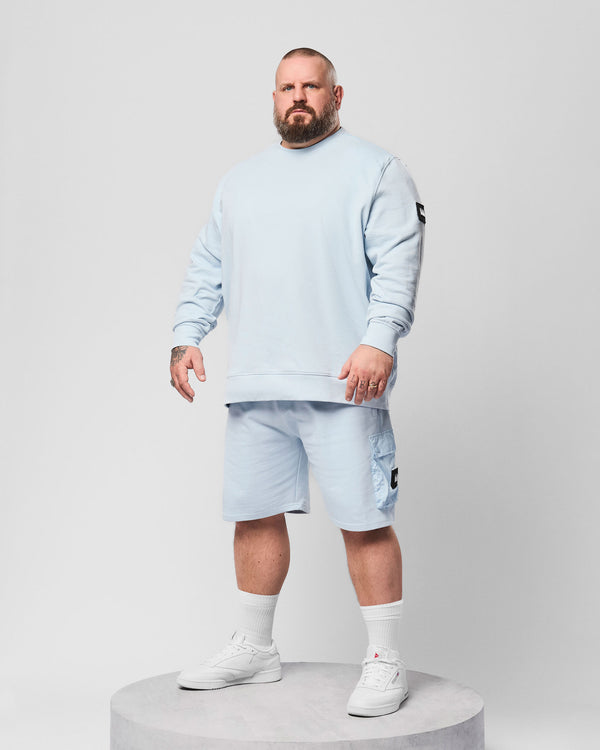 Plus Size – Thunder Sweatshirt Himmelblau