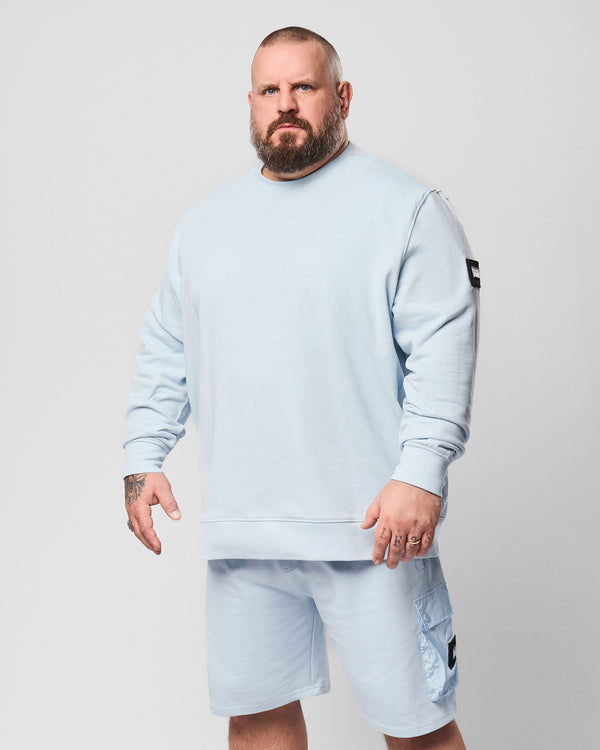 Plus Size – Thunder Sweatshirt Himmelblau