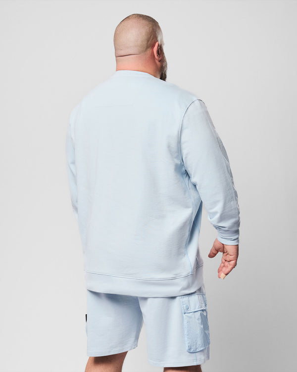 Plus Size – Thunder Sweatshirt Himmelblau